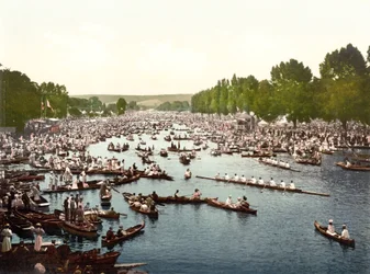 Kurz Regatta I, Henley-on-Thames (ručně kolorovaná fotografie)