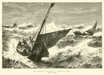 Posádkám se podařilo dostat na pevninu