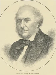 Zesnulý lord Westbury, bývalý lord kancléř (rytina)
