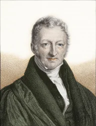 Thomas Robert Malthus (barevná rytina)