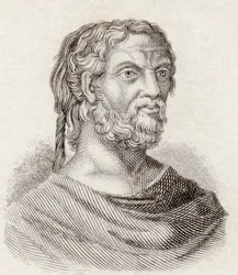 Thucydides, z „Crabbova historického slovníku“, vydaného v roce 1825