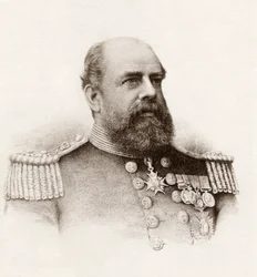 Viceadmirál Sir George Tryon (litho)