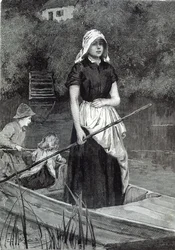 Čekání na otce, z „Hodiny volného času“, 1888