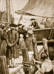 Wesley na palubě prince z Walesu v roce 1787 při rozloučení s Iry