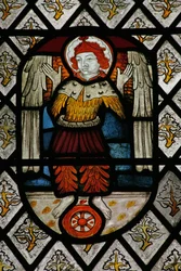 Okno Na zobrazující andělskou hierarchii: Seraphim
