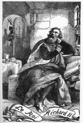 ichard III (Život a smrt Richarda Třetího) - Ilustrace v „“ Completes de William Shakespeare“““ 1866 – Ilustrace a obecná forma tohoto vydání jsou vypůjčeny z Cassellova ilustrovaného Shakespeara, vydaného v Londýně