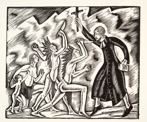 Útok, z Cest a utrpení otce Jean de Brebeuf