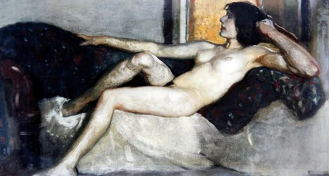 Study for Beauty Luxuriant, kolem roku 1919 (olej na plátně) (viz 468039)