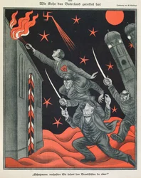 „Hitlerův vzestup“, ilustrace ze Simplicissima