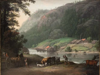 Tistedalen poblíž Frederikshaldu v Norsku