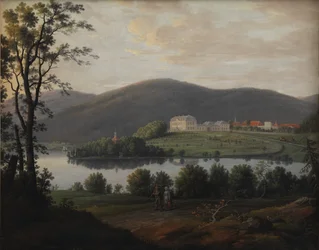 Pohled na Bogstad v Norsku