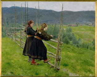 Na rovině. 1883 (malba na plátně)