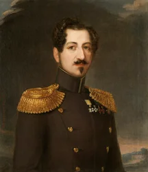 Portrét Oscara I. 1799-1859, švédského a norského krále, 1844.
