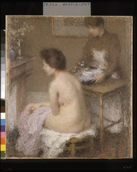 After The Bath (olej na plátně)
