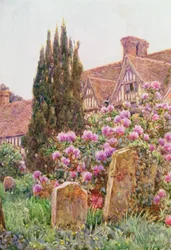 Church Yard, Chiddingstone (wc)