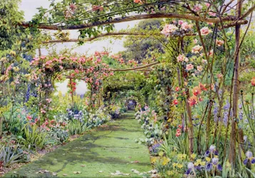 The Rose Pergola, Blackhurst House, Tunbridge Wells, Kent