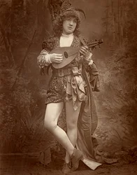 Grace Hawthorne , americká herečka, 1888.