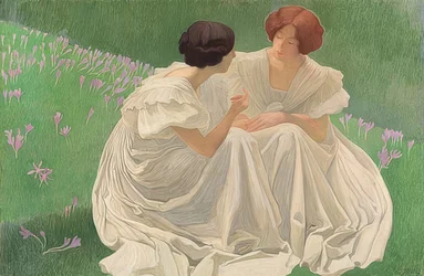 Dva bílí (Les Deux Blanches). 1898