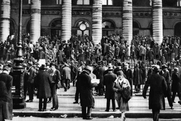 Vyjednávání mimo burzu, Paříž, 1931.