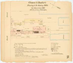 Hexamer General Survey; svazek 1, TD 21, 1866 (ručně kolorovaná rytina)