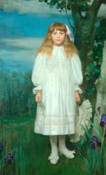 Slečna Catherine Howardová, kolem roku 1904 (olej na plátně)