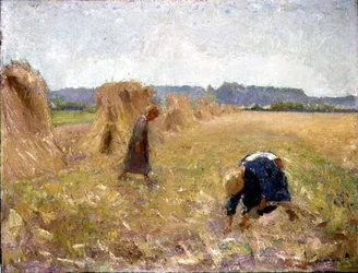 Sklizeň, kolem roku 1929 (olej na plátně)