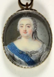 Elizabeth Petrovna, carevna Ruska (smalt)