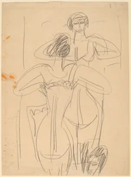 Dívka před zrcadlem, 19121913.