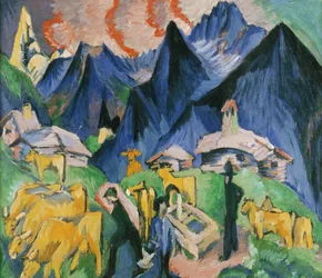 Alpleben, Triptych; Alpleben, Triptychon, 1918