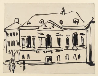 Kurlandský palác na Zeughausplatz v Drážďanech