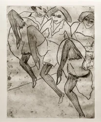 E.L. Kirchner, hamburští tanečníci