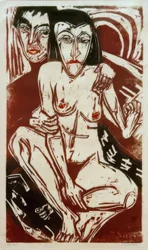 Melancholie (autoportrét s Ernou)
