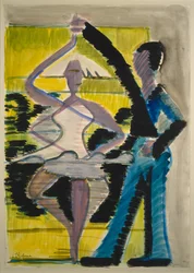 Tanečnice v piruetě, kolem roku 1931-32