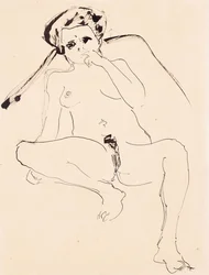 Ležící akt, 1919