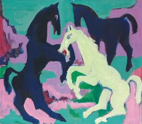 Tři koně; Tři koně, kolem roku 1923