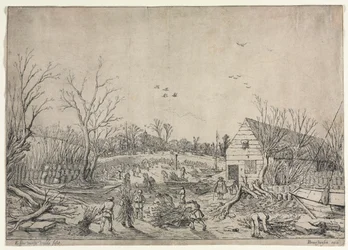 Velká povodeň 10. ledna 1624 (nebo oprava protržené hráze na řece Lek od Vianena, 1624)