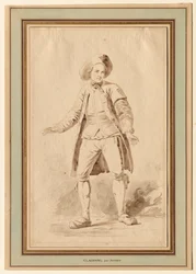 Herec Clairval, 18. století.