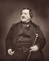 Gioachino Antonio Rossini italský skladatel, 1792-1868, 1862.