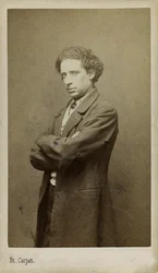 Portrét skladatele Oliviera Métry 1830-1889 .