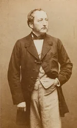 Portrét klavíristy a skladatele Sigismund Thalberg 1812-1871, cca 1860.
