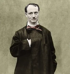 Portrét básníka Charlese Baudelaira (1821-1867).