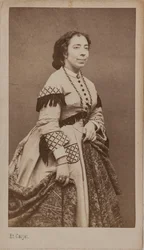 Portrét zpěvačky a skladatelky Pauline Viardot 1821-1910, mezi 1860 a 1865.