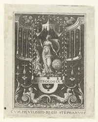 Astrologie ASTROLOGIE. (název na objektu) Čtyři svobodná umění, perspektiva a architektura, reprezentovaná ženami (pozdější verze) (název série)
