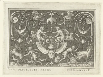 Ezau verkoopt zijn eerstgeboorterecht aan Jacob Vlakdecoraties met scènes uit het Oude Testament in een omlijsting van grotesken (series title)   1355707   cs       czech Successfully Translated  Original: Drunkard (Soularde) Translat: Drunkard (Soularde) 