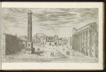 Sloup Antonina Pia v Římě Starověké budovy (název série) I vestigi dell