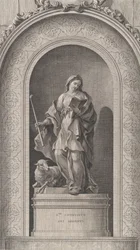 Kaple Nalezenců v Paříži: Sainte Geneviève des Ardents, 1757., 1757.