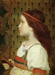 Hlava dítěte, 1866