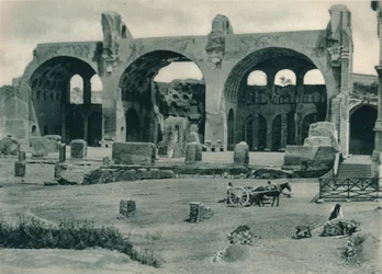 Bazilika Maxentia a Konstantina na Foru Romanu, Řím, Itálie, 1927