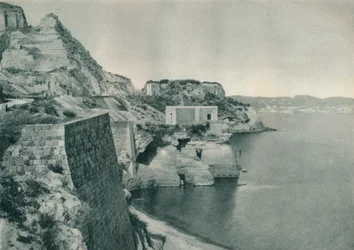 Pobřežní scéna, Ischia, Itálie, 1927