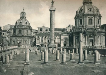 Forum of Trajan, Řím, Itálie, 1927